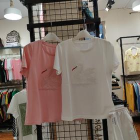 女天鹅圆领短T5360