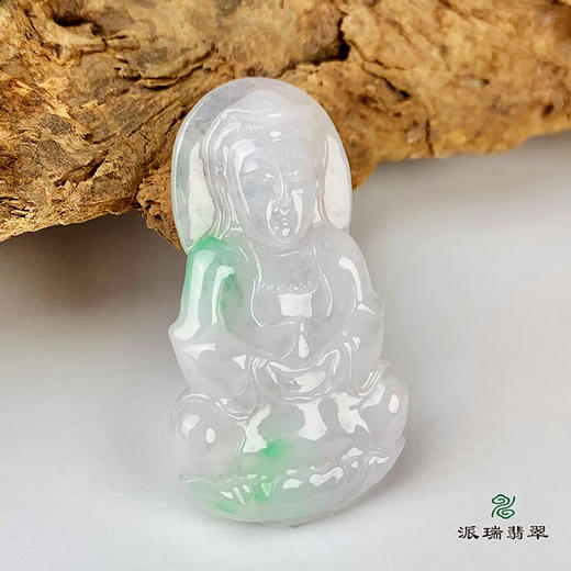 派瑞翡翠 翡翠观音 糯种 飘翠 商品图3