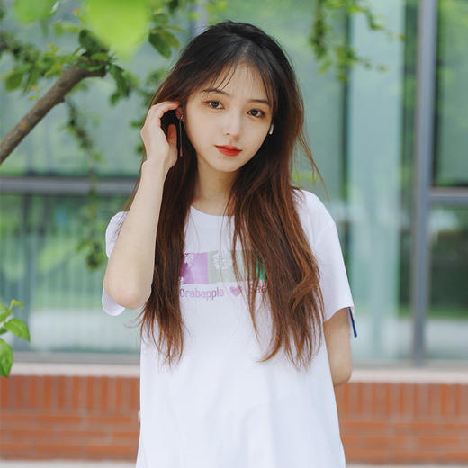 天大海棠季系列·女生运动速干透气短袖T恤 商品图4