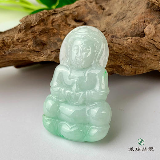 派瑞翡翠 翡翠观音 糯种 飘绿花 商品图1