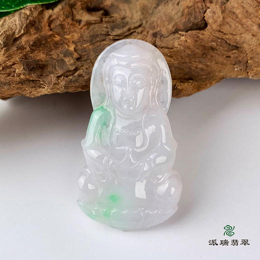 派瑞翡翠 翡翠观音 糯种 飘翠 商品图0