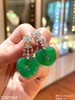 2281004，冰艳绿心形耳坠，78999 商品缩略图1