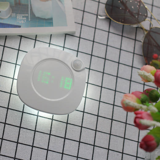 Enerfer时间人体感应灯智能小夜灯卧室床头充电台灯厕所卫生间 商品图5