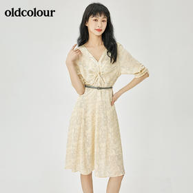 oldcolour2022夏季新品简约通勤连衣裙O25102273