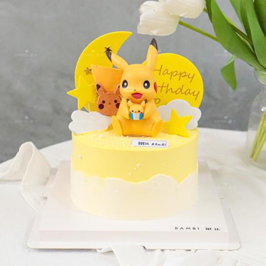 月亮皮卡丘主题蛋糕 商品图0