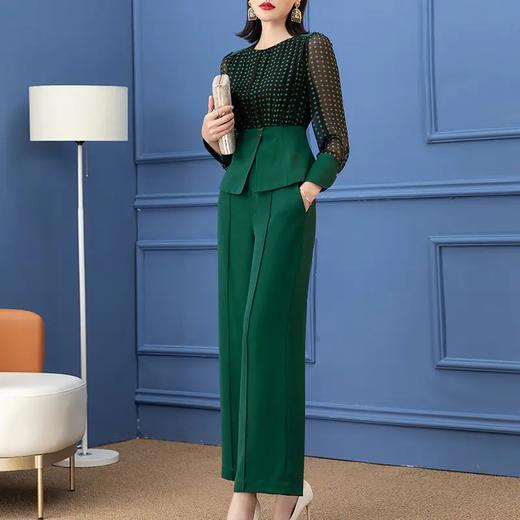 SSGS-7412新款女神范减龄时尚洋气两件套 商品图1