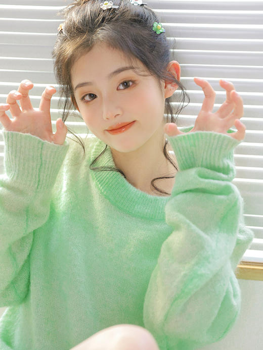 Deekay旗下 · 双拼系列｜G306 双拼小琥珀 · G307 双拼薄荷牛乳灰 ｜韩国进口年抛 14.2mm小直径 商品图5