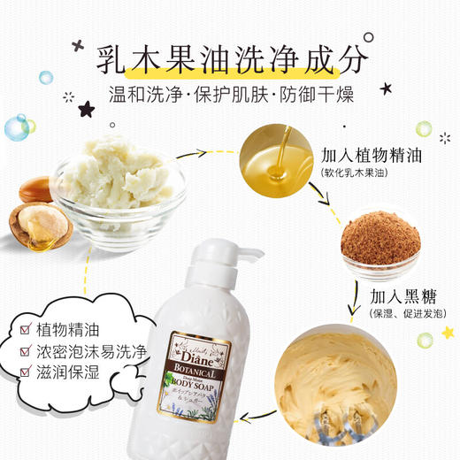 【黛丝恩】植萃乳木果沐浴露 甜蜜花香 500ml 商品图2