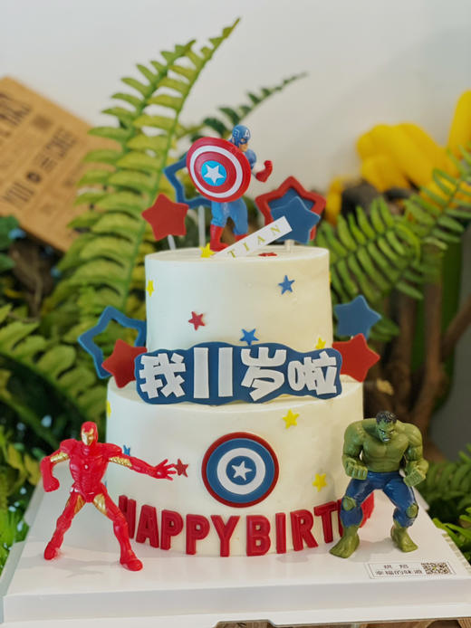 漫威动画：复仇者联盟主题蛋糕，可搭配杯子蛋糕 商品图9