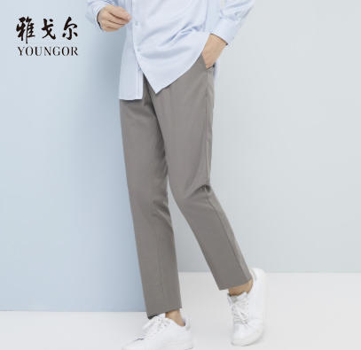 雅戈尔休闲裤2022春夏免熨微弹裤YCDP370327QWY 商品图0