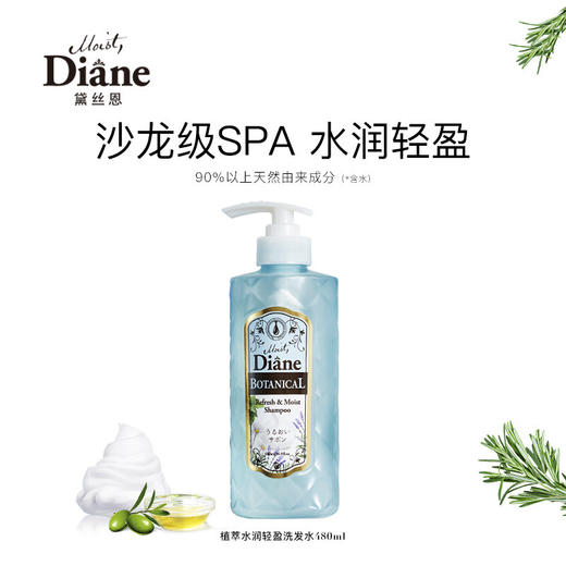 【黛丝恩】 植萃水润轻盈 洗发水  480ml 商品图1