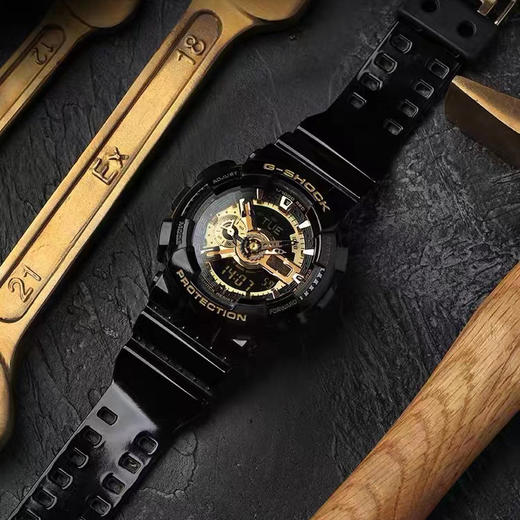 卡西欧G-SHOCK黑金手表/情侣手表 商品图5