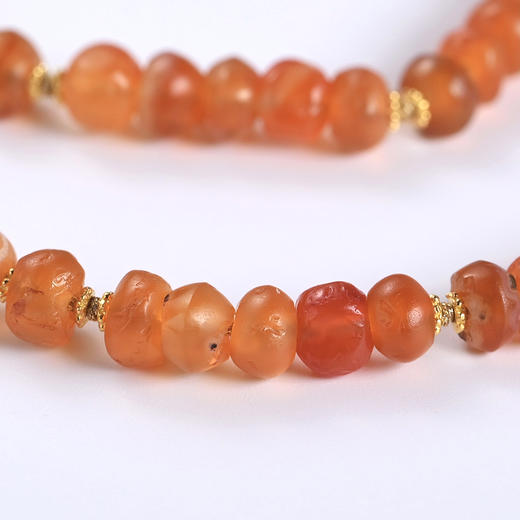 镶蚀红玉髓+高古红玛瑙“Let's Party”项链 商品图7