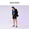 lost in echo 方头牛皮图钉跟运动网面穆勒鞋 商品缩略图4
