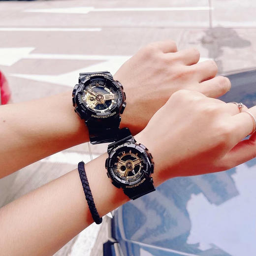 卡西欧G-SHOCK黑金手表/情侣手表 商品图1