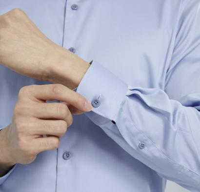 雅戈尔素色中国缎长袖衬衫YLDD170476IFY 商品图3