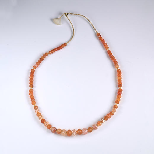 镶蚀红玉髓+高古红玛瑙“Let's Party”项链 商品图0