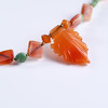 西亚高古红玛瑙叶形冠+古波斯绿松石项链 商品缩略图1