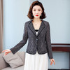 HRFS-WC22059新款时尚气质休闲百搭蕾丝小西装外套 商品缩略图3