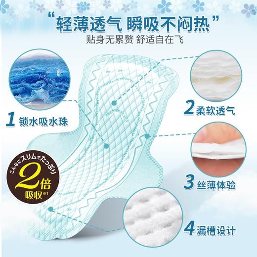 日本进口乐而雅日用瞬吸超薄护翼卫生巾（19片x25cm） 商品图1