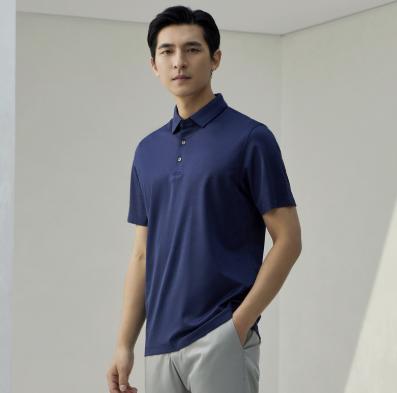 雅戈尔短袖T恤2022年夏短T桑蚕丝YSZ580225FCA 商品图3