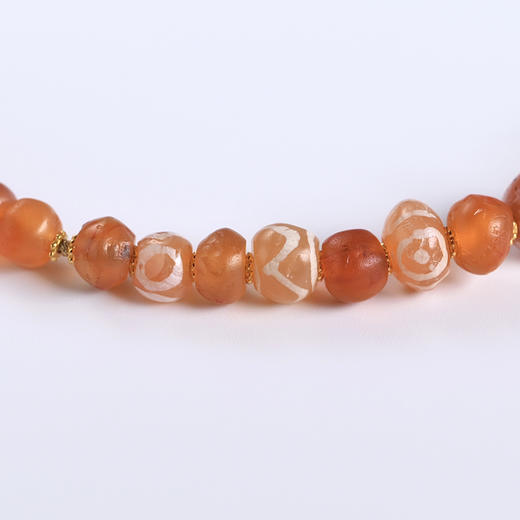 镶蚀红玉髓+高古红玛瑙“Let's Party”项链 商品图4