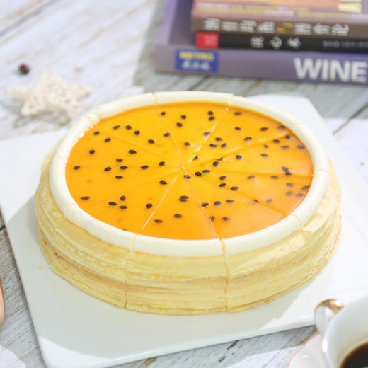 【百香果青柠】8英寸淡奶法式千层 商品图1