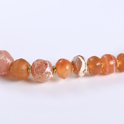 镶蚀红玉髓+高古红玛瑙“Let's Party”项链 商品图1