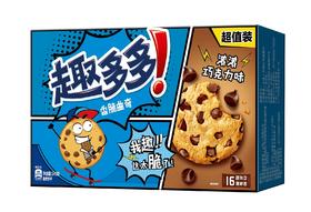 趣多多曲奇饼干340g浓浓豆巧克力味  22160218