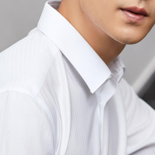 雅戈尔男士短袖衬衫春季新款商务休闲免烫衬衫YST180505BBA 商品图3