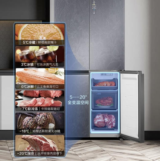 海尔（Haier）冰箱BCD-506WGHTD14S3U1 商品图11
