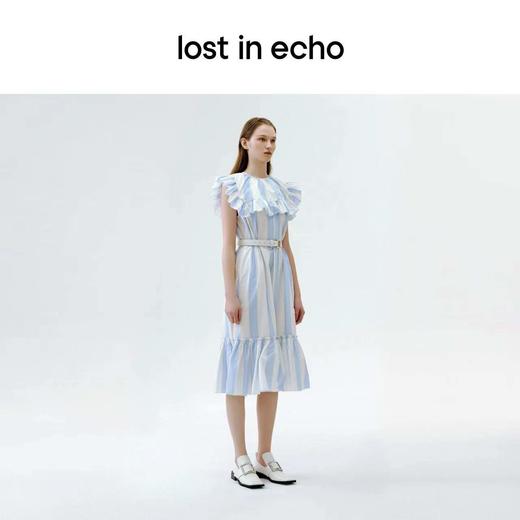 lost in echo设计师原创 方头钻扣乐福单鞋黑色 商品图3