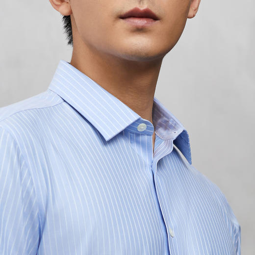 雅戈尔男士短袖衬衫夏季新款商务休闲潮流衬衫YSTP180505IBA 商品图3