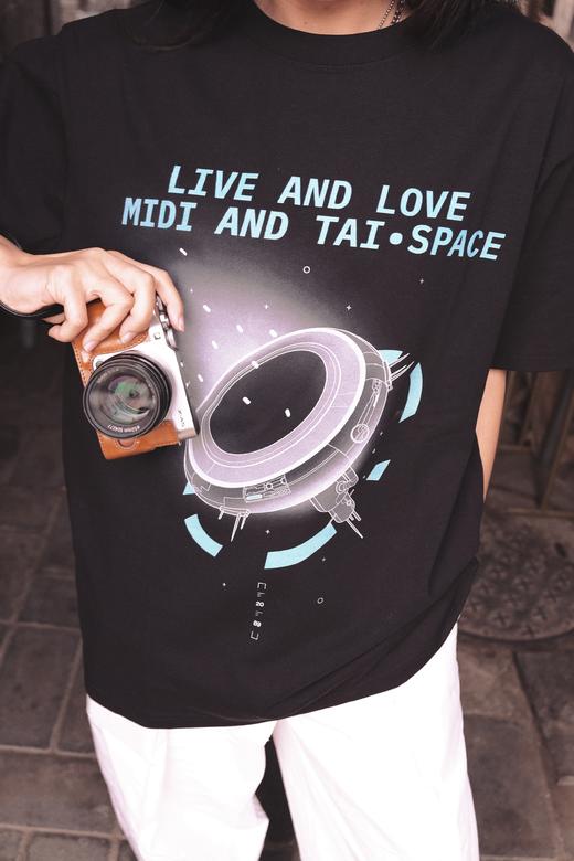 MIDI×太空间 联名T恤 商品图1