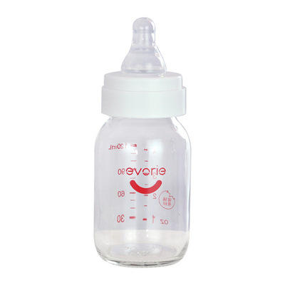 爱得利标准口径玻璃奶瓶直身防胀气A23新生儿宝宝迷你喝水杯150ML 商品图2