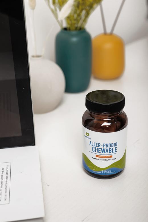 【儿童易敏益生菌+β-葡聚糖咀嚼片】Aller-Probio 60片 双专利Immuno-LP20®️菌株+ Wellmune®️ β-葡聚糖 粘膜免疫力 Purecise倍赛思 商品图3