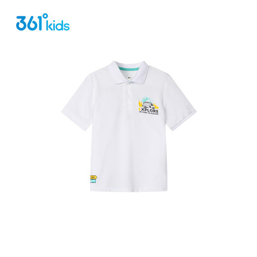 小361童装男童短袖POLO衫2022夏季儿童T恤K52222201 商品图1