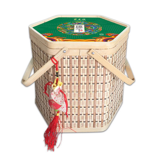 【东来顺粽子】东来福礼 竹篮香粽礼盒 1020g 商品图1