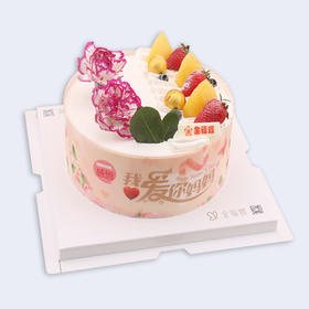 主题蛋糕：我爱妈妈