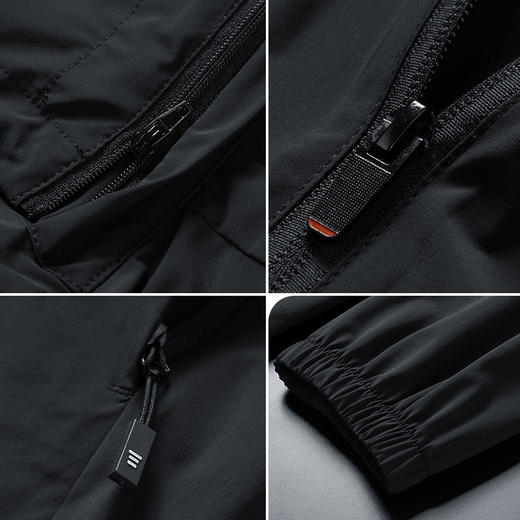 【防晒衣】【新款DTH】大依优型大码男装防晒衣皮肤衣薄款连帽可拆卸帽清凉防晒服透气高弹男夏季外套上衣 商品图4