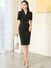 夏西装裙连衣裙职业薄款正装高端短袖美容院前台工作服女气质工装 商品缩略图3