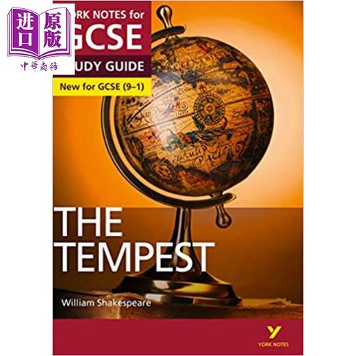 【中商原版】经典英国文学教辅 The Tempest York Notes for GCSE (9-1) 暴风雨 GCSE 的约克笔记 (9-1) 培生pearson 莎士比亚 商品图0