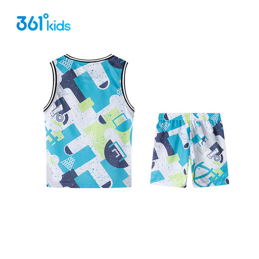 小361童装儿童篮球套装男童无袖运动两件套K52221401 商品图2
