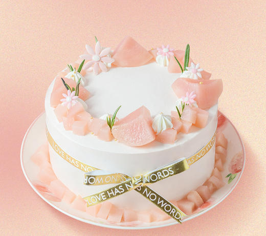 【桃你喜欢】白桃鲜奶香缇蛋糕 商品图0