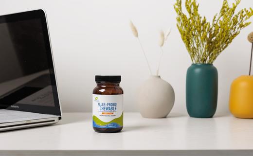 【儿童易敏益生菌+β-葡聚糖咀嚼片】Aller-Probio 60片 双专利Immuno-LP20®️菌株+ Wellmune®️ β-葡聚糖 粘膜免疫力 Purecise倍赛思 商品图2