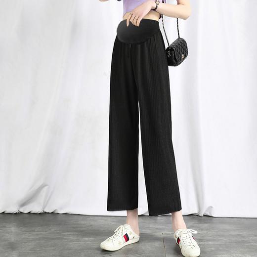 【行走的空调冰丝裤】孕妇九分裤小个子夏季外穿薄款冰丝阔腿裤宽松孕早期凉凉裤 商品图5