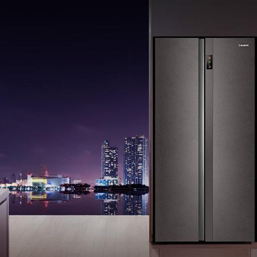 卡萨帝（202588）（Casarte）对开门冰箱双开门 HCS保湿空间 双系统制冷 杀菌 带壁挂制冰机 自然印记面板/BCD-600WLCSSA9VAU1 商品图1