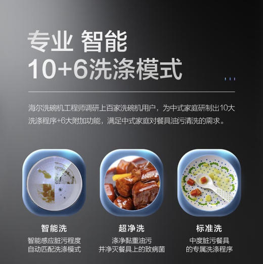 海尔（Haier）洗碗机EYW131286BKDU1 商品图10
