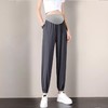 【自带凉风 垂顺丝滑】孕妇雪纺冰丝九分裤速干夏季外穿女产前产后春夏休闲运动裤子 商品缩略图9