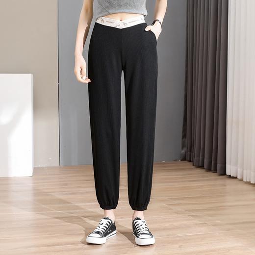 【显高显瘦巨垂顺 静享惬意孕期】孕妇冰丝裤子春夏薄款外穿孕妇打底束脚裤产前产后休闲裤子 商品图5